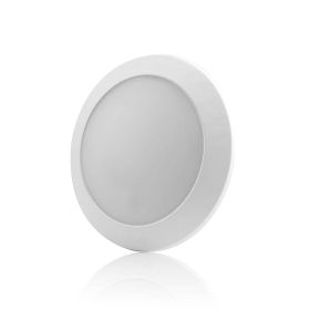 PLANO | LED Disk Downlight | 20 Watt | 16 Lumens | 50K | 120V | 8in | DOB | Dimmable | White Housing | UL & ES Listed