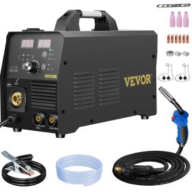 VEVOR 250Amp MIG Welder, Welding Machine 3 in 1, 220V Flux Core/Gas/Solid Wire Welding Machine w/IGBT Inverter & Torch