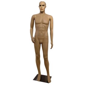 K4 Male Curved Right Arm Straight Foot Body Model Mannequin Skin Color