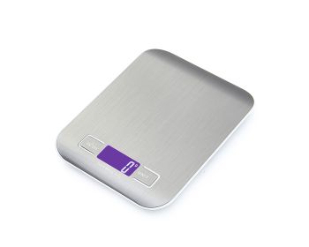 Digital Kitchen Scale 1 Piece, Rechargeable Without Battery Stainless Steel Kitchen Scale, 10kg/1g High Precision And Quick Reaction