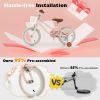 12" Kids Bike with Training Wheels for Boys Girls Ages 3-8 Years