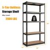 Adjust 30 x60 Inch 5 Level Garage Tool Shelf Storage