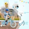 14-Inch Kids Bike Adjustable with Training Wheels for 3-5 Years Old