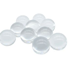 Solid Clear Acrylic Precision Ball +/-0.005", Transparent Small PMMA Resin Spheres (QTY: 10, size: 1.5")